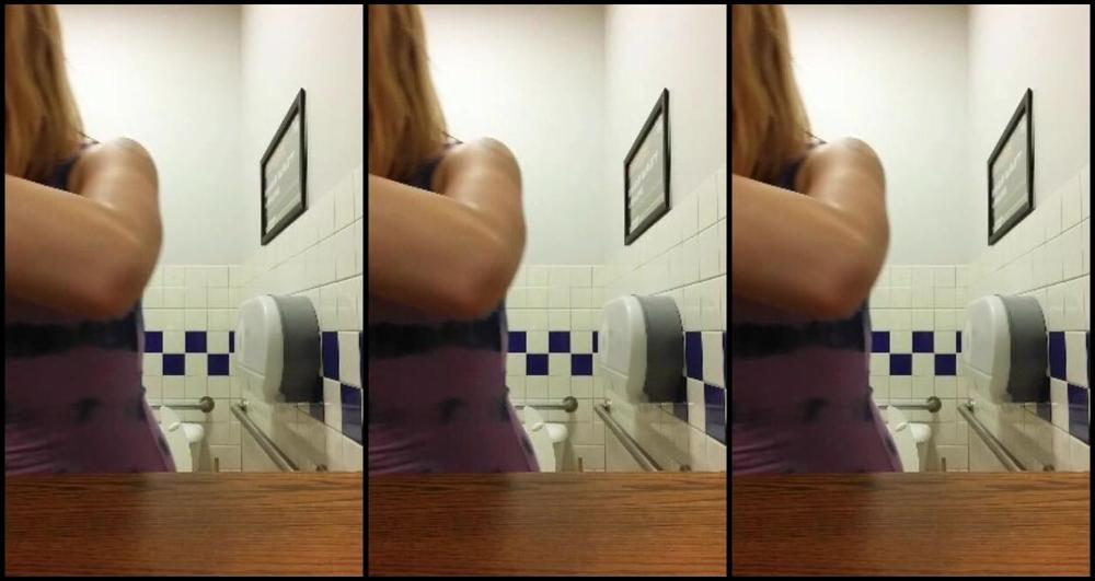18 & 19 Yrs Old, Blonde, Masturbation, Public Toilet, Teens steph leen public restroom masturbation ManyVids
