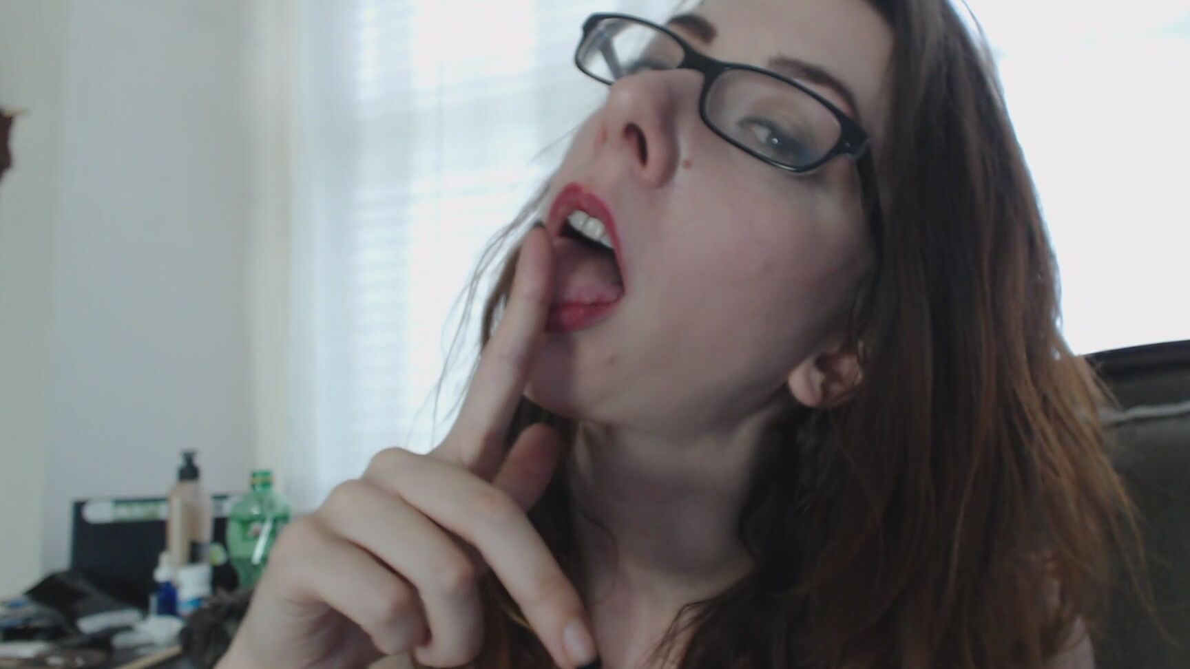 Canadiansammy Sammy Puts Her Hand In Her Mouth