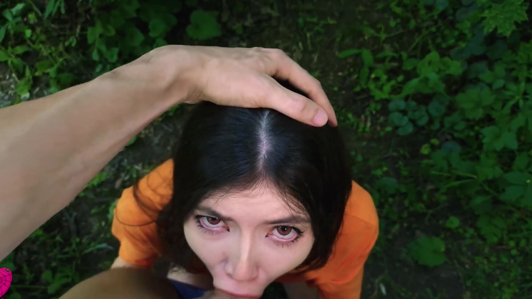 webtolove A hungry girl on a walk in the forest took a guy into the bushes so that he fed her with fresh sperm Pornhub