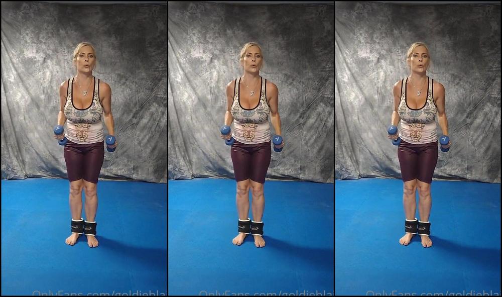 Goldieblair Join Me For A Free Workout Or Just Jerk