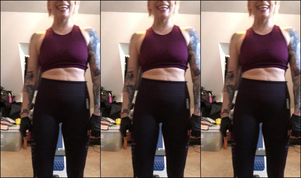 Miss Ruby Marks Fitness Voyeur Upper Body Single Arm Rows And Incline Chest Pres