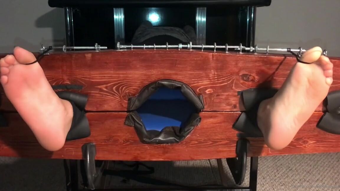 Devilsfootstool Onlyfans Tina Tickled In The Stocks