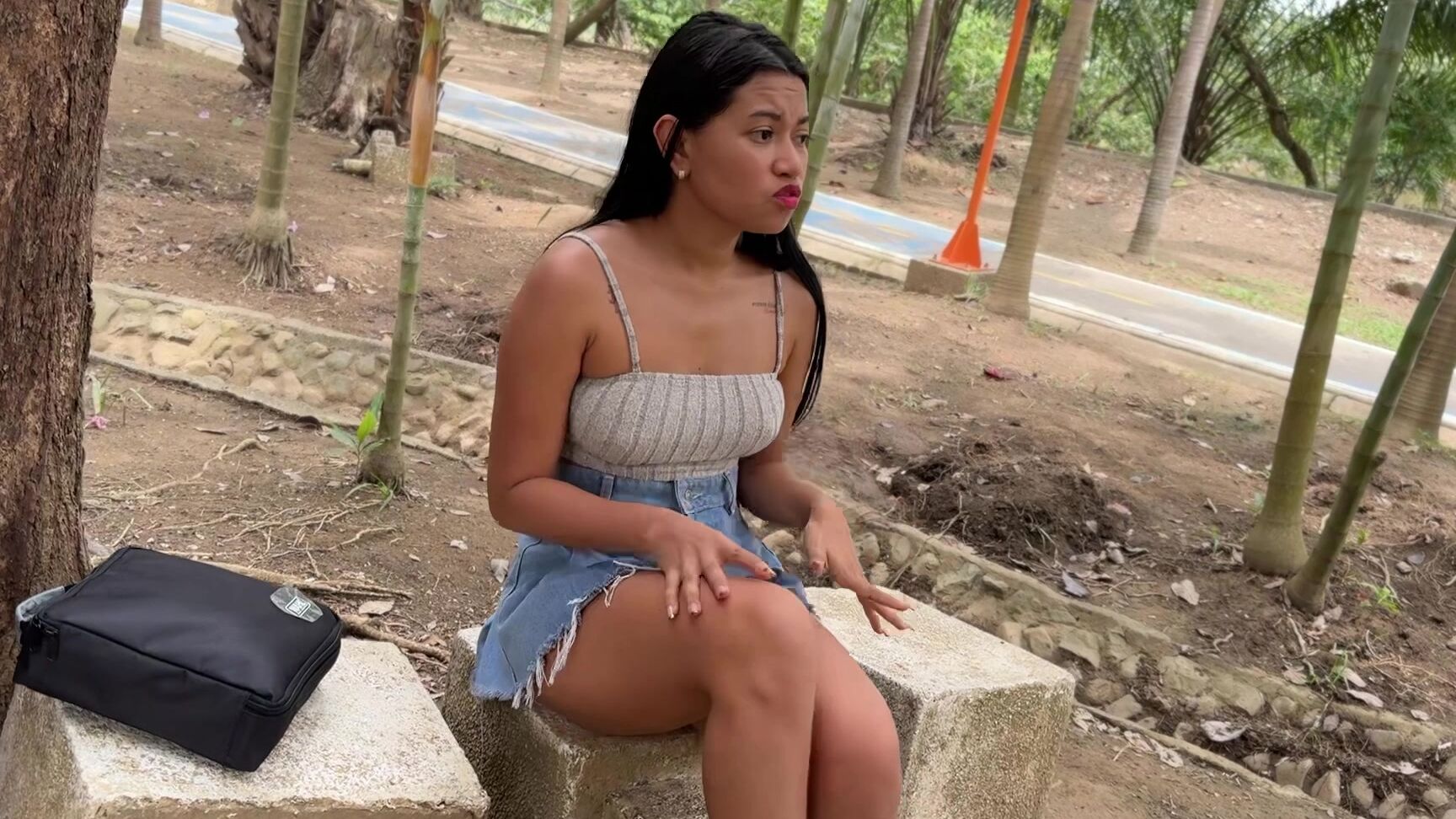 "zuleyka basil" desperation, femaledesperation, incontinence, masturbation, outdoors, padbulge, pee, publicoutdoor, skirt, upskirt PEES DESPAIR IN INCONTINENCE PAD OUTDOORS manyvids