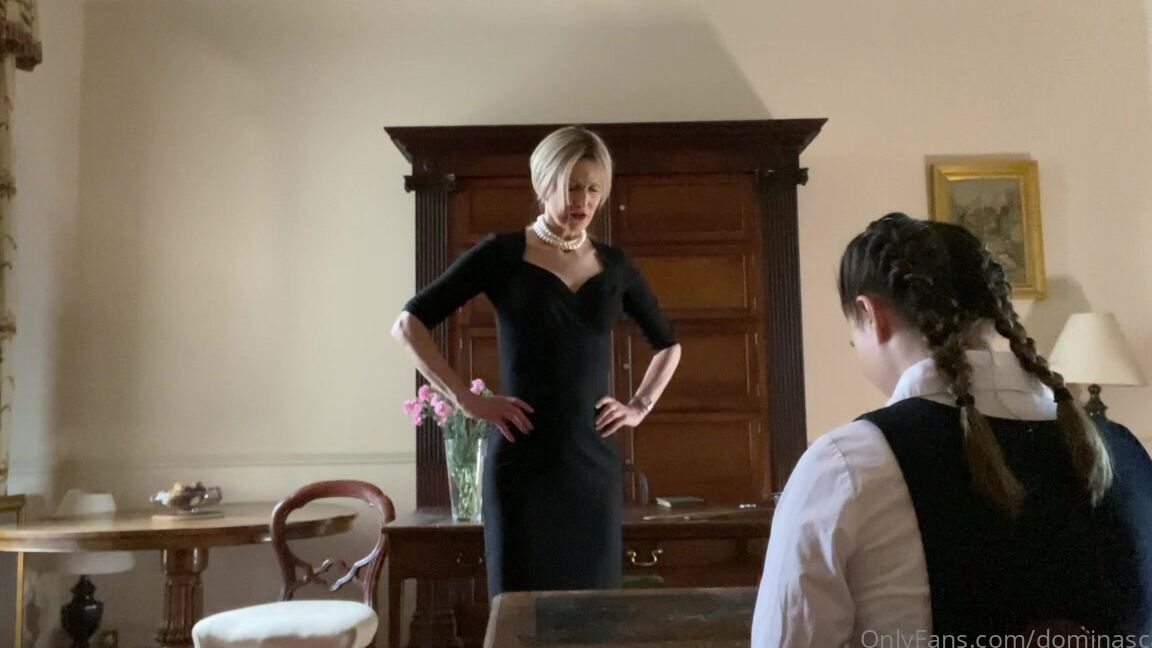 Miss Scarlet dominascarlet-A little clip from a school detention custom film that I am filmi Clips4Sale