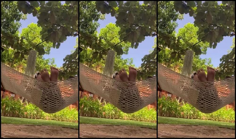 Goddessnutty2 Onlyfans Barefoot On Swing Good For Kicking In Your Face