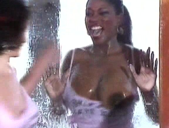 "Barbara Dare, Ebony Ayes, Fifi Bardot, Keisha, Nina Hartley, Sharon Kane, Tracey Adams, Jon Dough, Jon Martin, Mike Horner, Randy West, Tom Byron" interracial, classic, uniform Red Hot Fire Girls Caballero Video