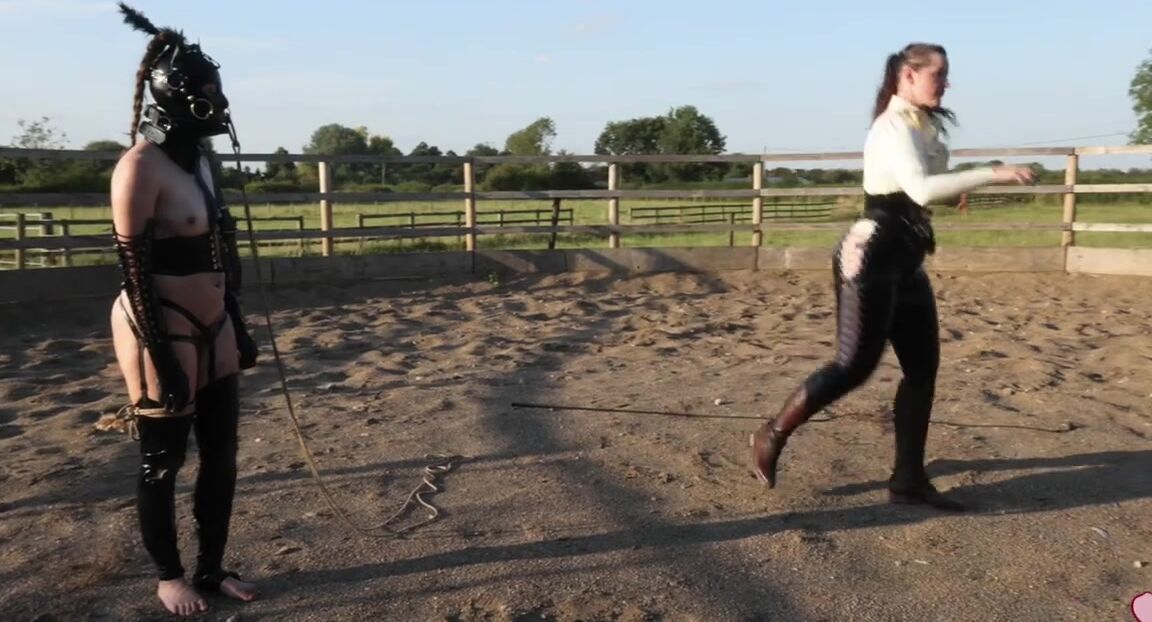 lustful orchid trotting to submission slave mila s ponygirl training with vivienne l amour the slave training of whisper the pony girl 1080p_c Clips4Sale