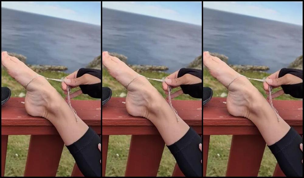 Lezlyan Nicknamed La Little Dancer Feet Onlyfans I Tried Wearing My Anklets Inside My New Shoes But They Were A Little Bit Bothersome