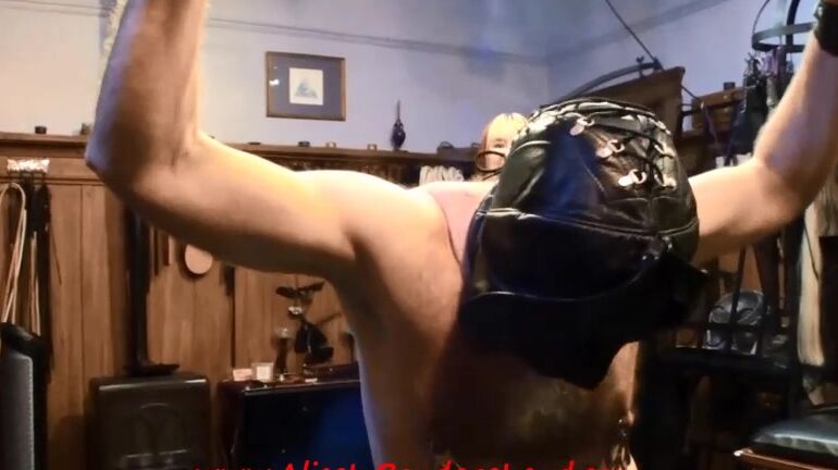 Slave Roller Part 3 Whipping AliceInBondageLand AliceInBondageLand