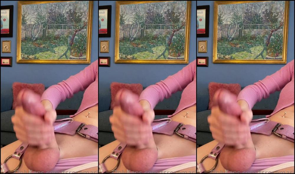 Tsrosemarie Experimenting With Pov And Close Up Shots Watch As A Thick Load Drips Down My Cock
