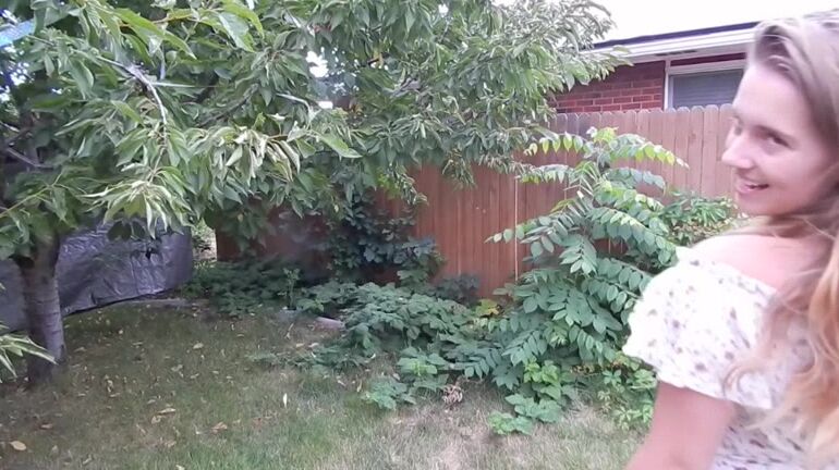 Food, Food & Object Crush, Hairy Armpits, Hairy Bush, Outdoors harper the fox harper loves raspberries ManyVids