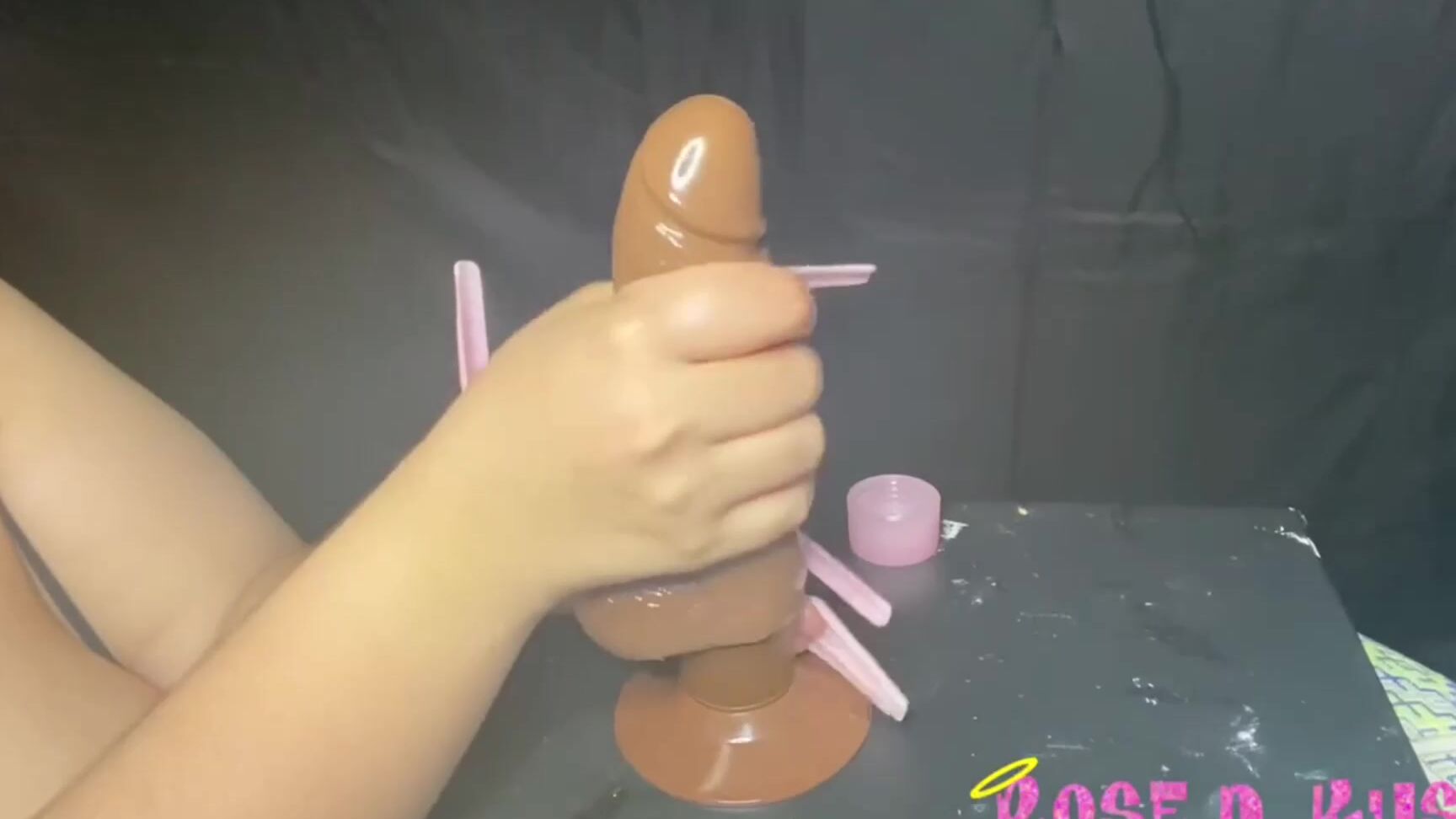 ASMR,Dildos,Handjobs,Long Nails,Oil rosedkush oiled up long nail handjob asmr ManyVids
