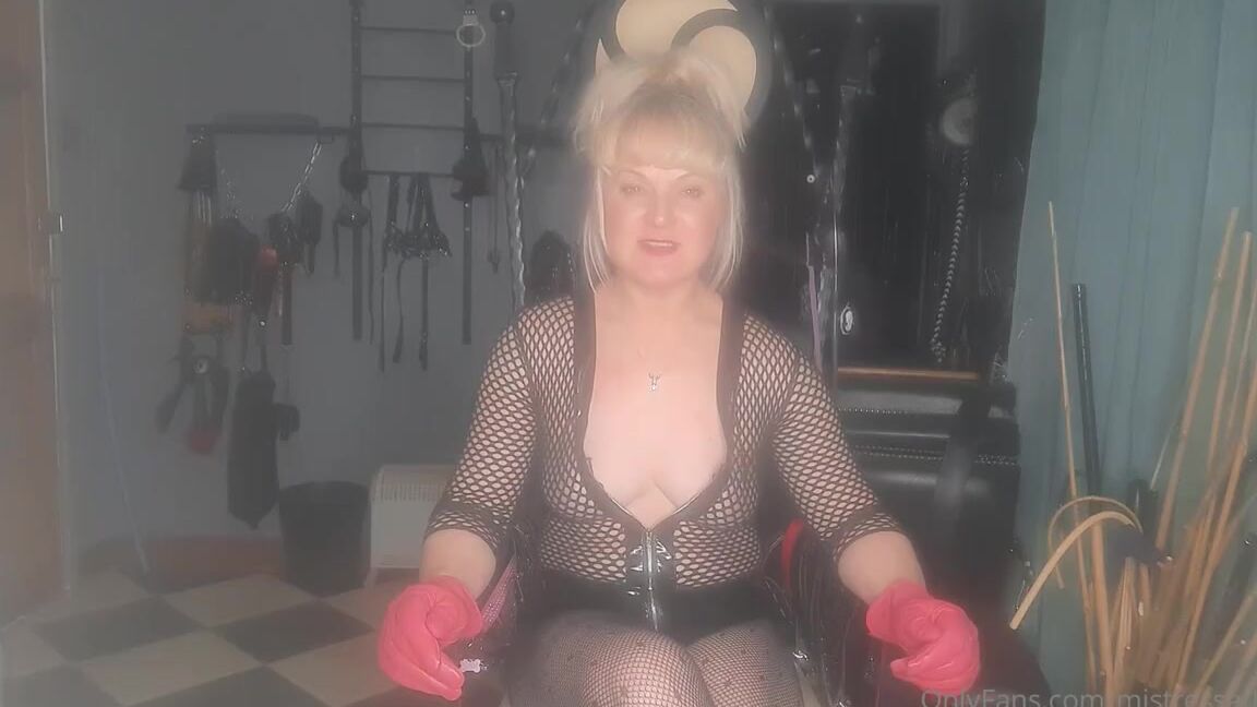 Mistress Athena Nicknamed Mistressathena Onlyfans Chastity Training Part 4 The Cage Comes Of Lets Empty