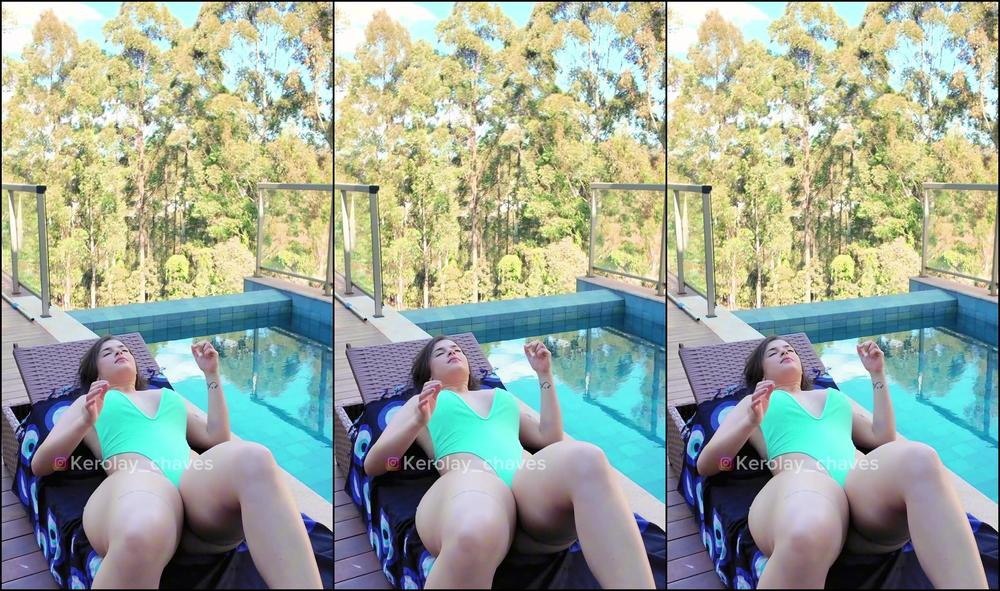 Kerolaychaves 3437843517 08 11 2024 Doming O Dia De Aproveitar Minha Casinha Minha Piscina Rs Vem Aqui Relaxar Comigo Sunday