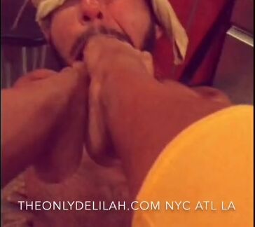 Bossy Ass Delilah In Cus Your N A Break Don T Let Your Boss Catch Up Jerk Off To This Bossy Feet Spit Foot