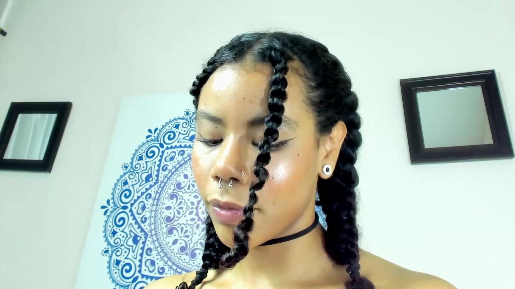 "Coconutsex" cumming, drool, ebony, fingerfucking, roughsex the savage orgasmic ride Manyvids