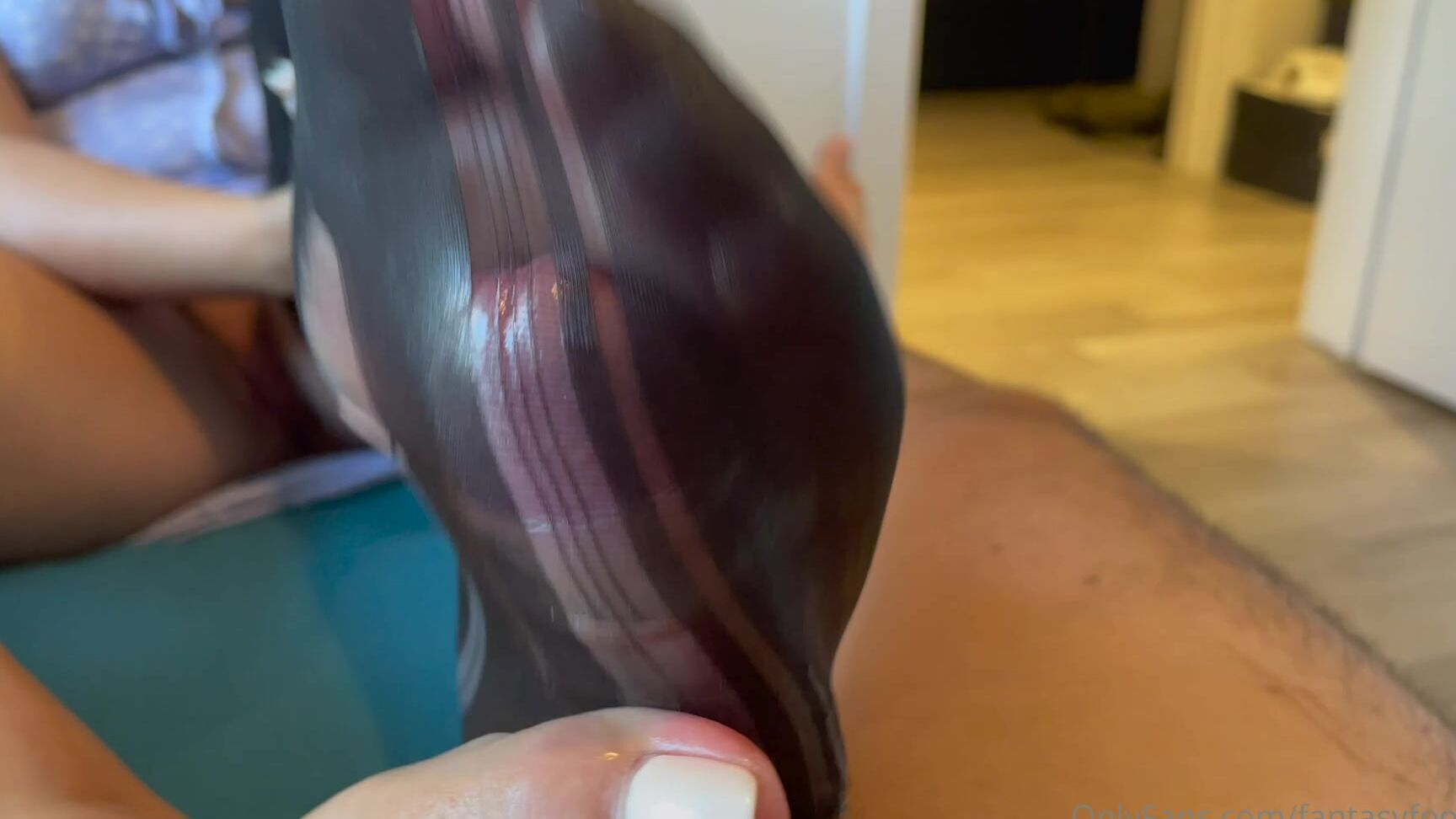 Fantasyfootjobs Bare Or Nylon You Deserve The Best Of Both I Love Trapping Your Sensitive He