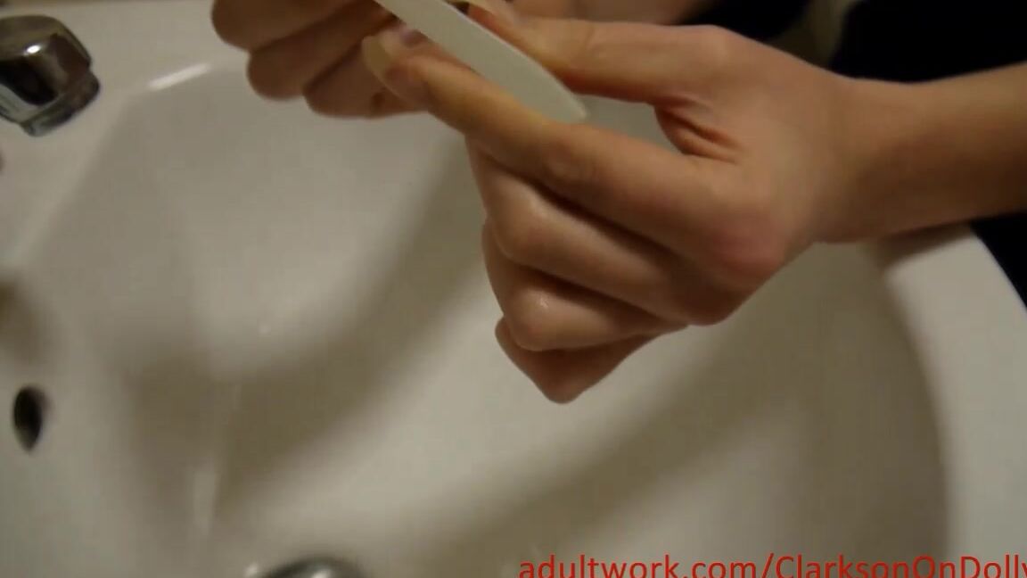 Princessdollyxx Teasing Your Hard Cock With Long Nails