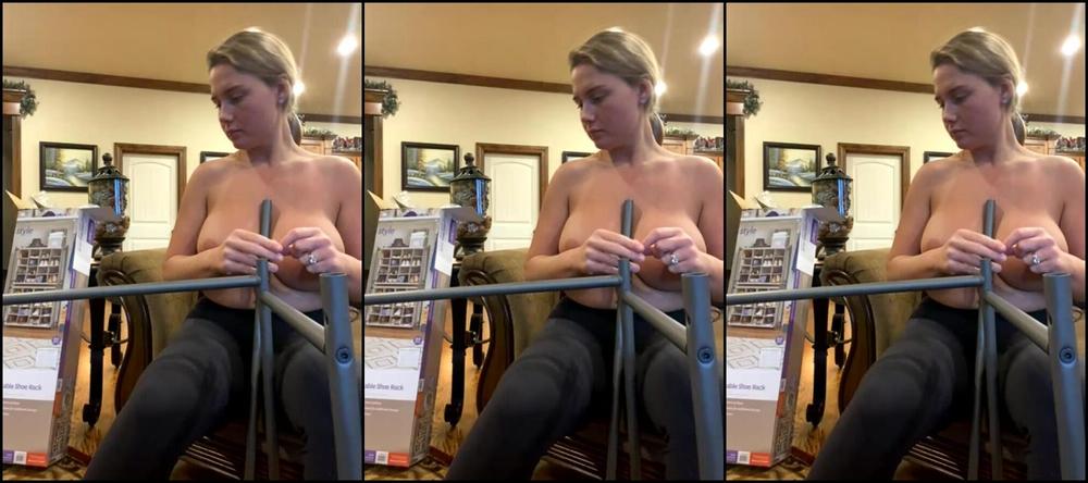 Arkcollegegirl Stream Started At Pm Watch Me Put My Shoe Rack Together Naked