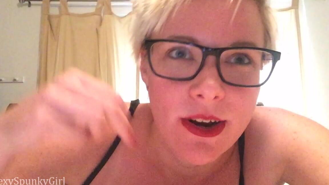 Dirty Talking, Eye Glasses, Spit Fetish, Spitting, Tongue Fetish sexyspunkygirl spunkys first spit fetish video ManyVids