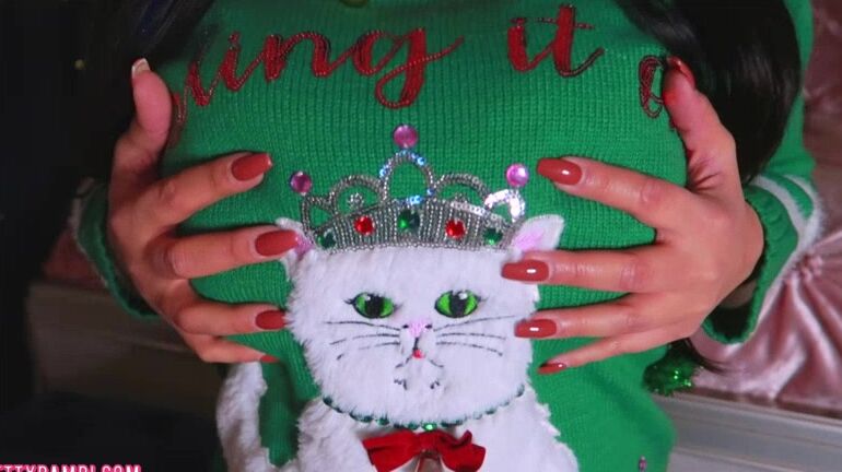 Pretty Bambi Christmas Sweater Fetish