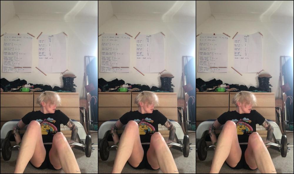 Miss Ruby Marks Fitness Voyeur Lycra Shorts Crotch Eye View Of My Weighted Brid