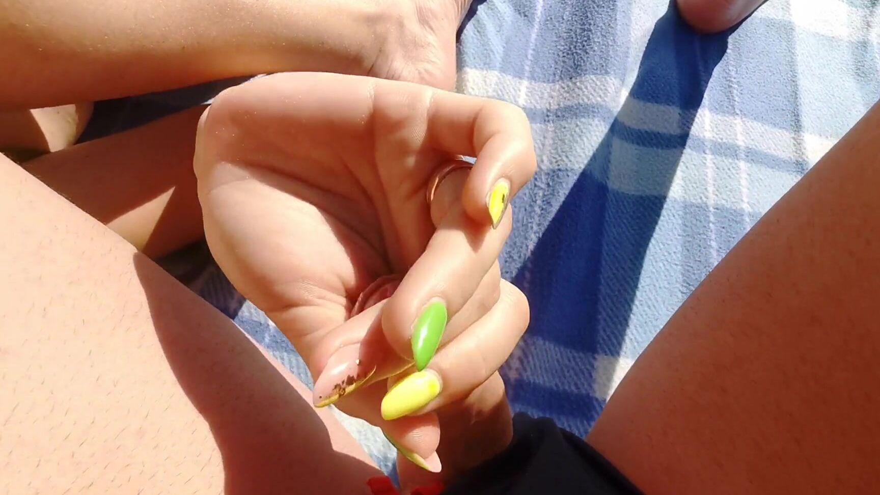 Risky Public Masturbate On The Beach And We Were Almost Caught Pornhub Com