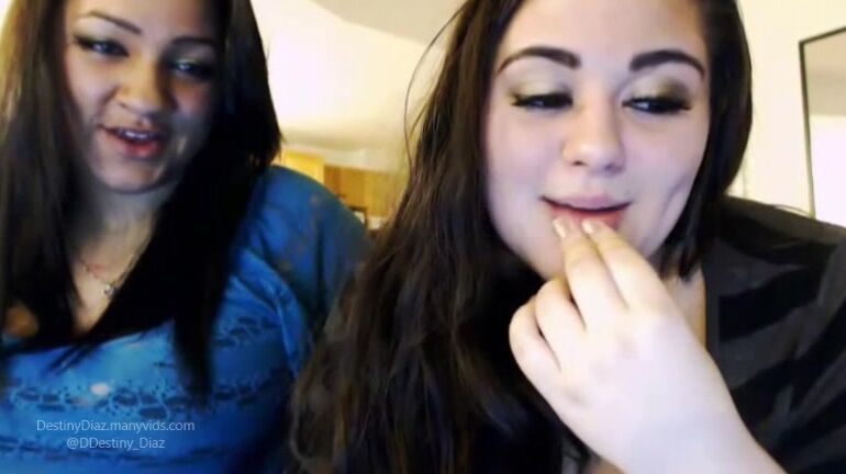 Destinydiaz Girls Watching Sissy Fuck His Ass