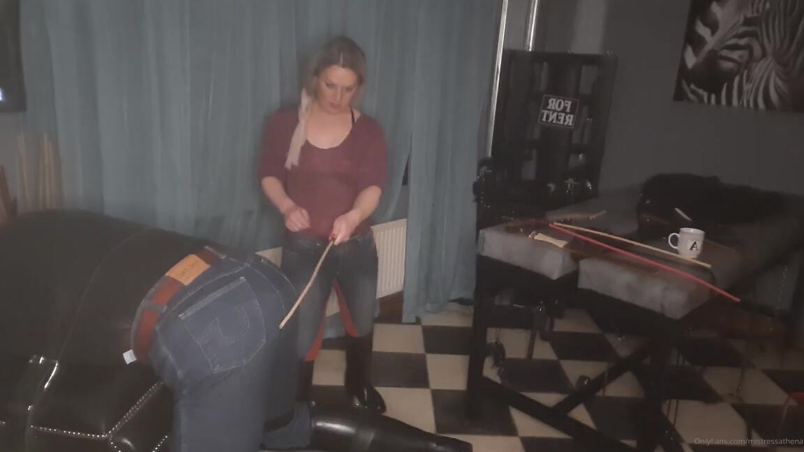 Mistress Athena Nicknamed Mistressathena Onlyfans Real Time Session Part 4 Denim Jodhpur Old Fashioned Rubber Riding Boots