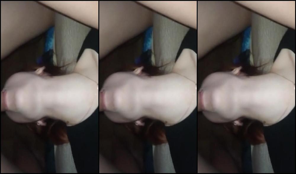 Veronica Fox Рыжую сучку с опущенной головой имеют в рот и кончают на губки Pornhub