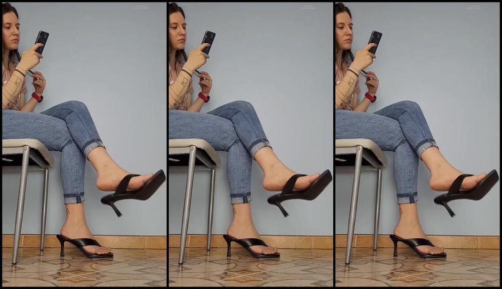 Masmr Onlyfans 3May High Heeled Flip Flops Joi Side View Jeans Bare Feet Flip Flops Heels This Joi Is Basic