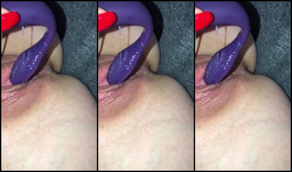Sexafterwedding Look How Wet My Vibe Made My Pussy Omg P