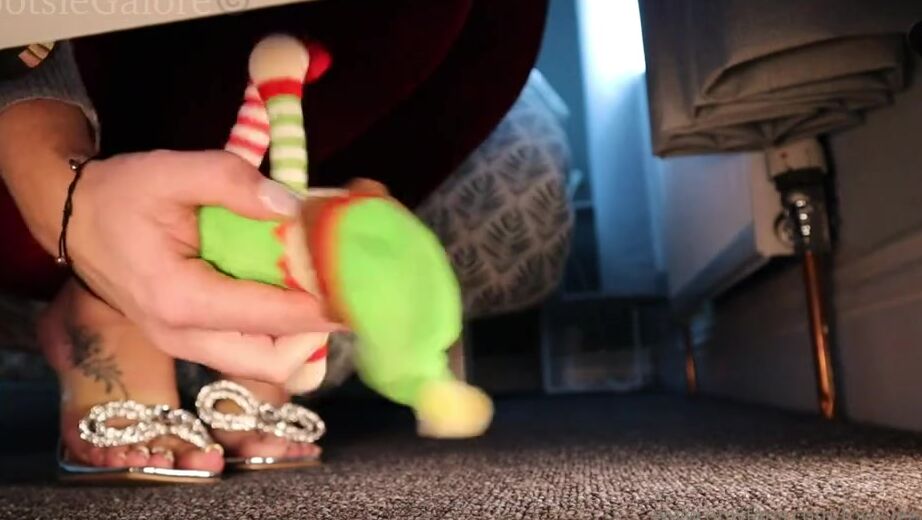 Footsiegalore Onlyfans Day 12 Reveal I Caught That Naughty Fucking Elf I M So Angry He Needs Teaching To Be A Good