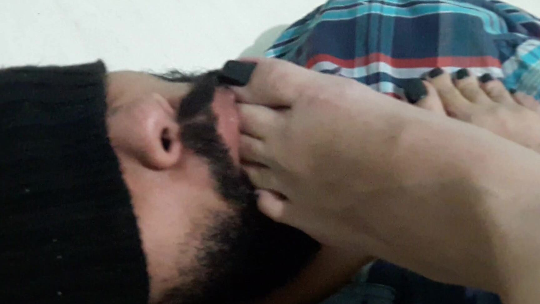 Thefeetoflola Worship Fj Toe Suck In Black Nails Min