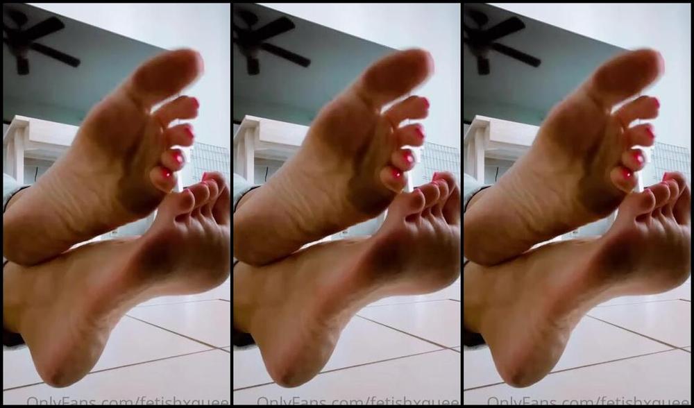 Fetishxqueen Onlyfans A Quick Showing Off Of My High Arches And Dirty Soles Before I Clean Up 1