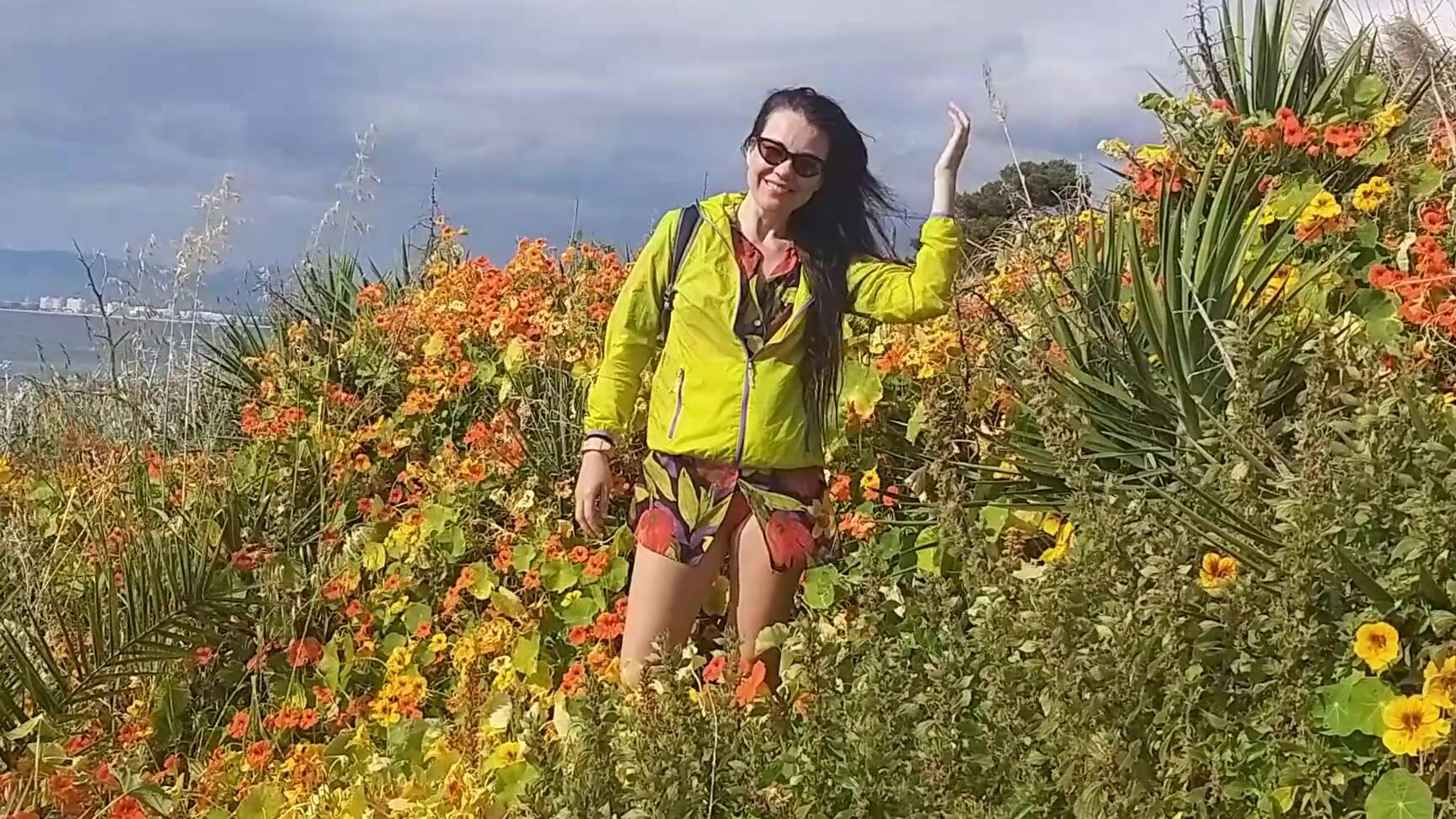 dream4angel public up dress pee watering flowers with my piss Pornhub