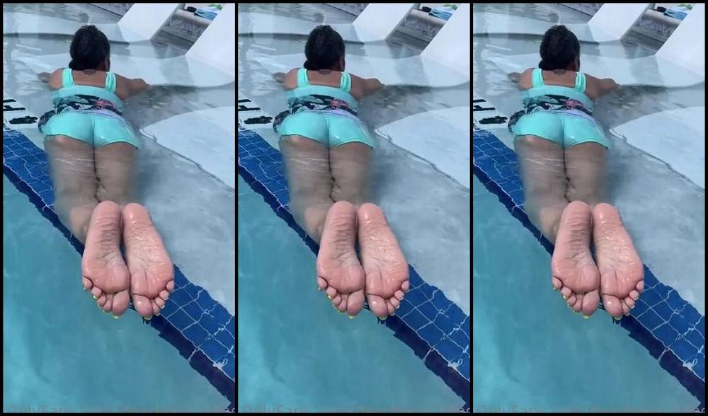 Deedeericanfeet Onlyfans Gm Yesterday At The Pool