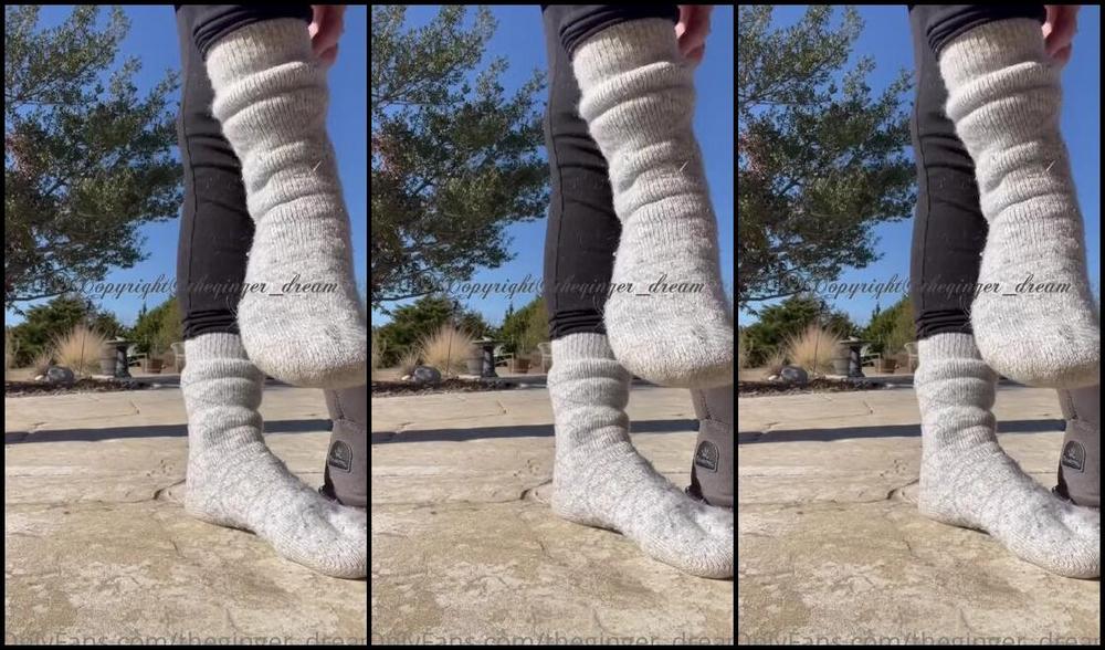 Thegingerdream Nicknamed Theginger Dream Onlyfans So Much Teasing Happening Here Boot And Sock Removal Plus Toes And Arches Where