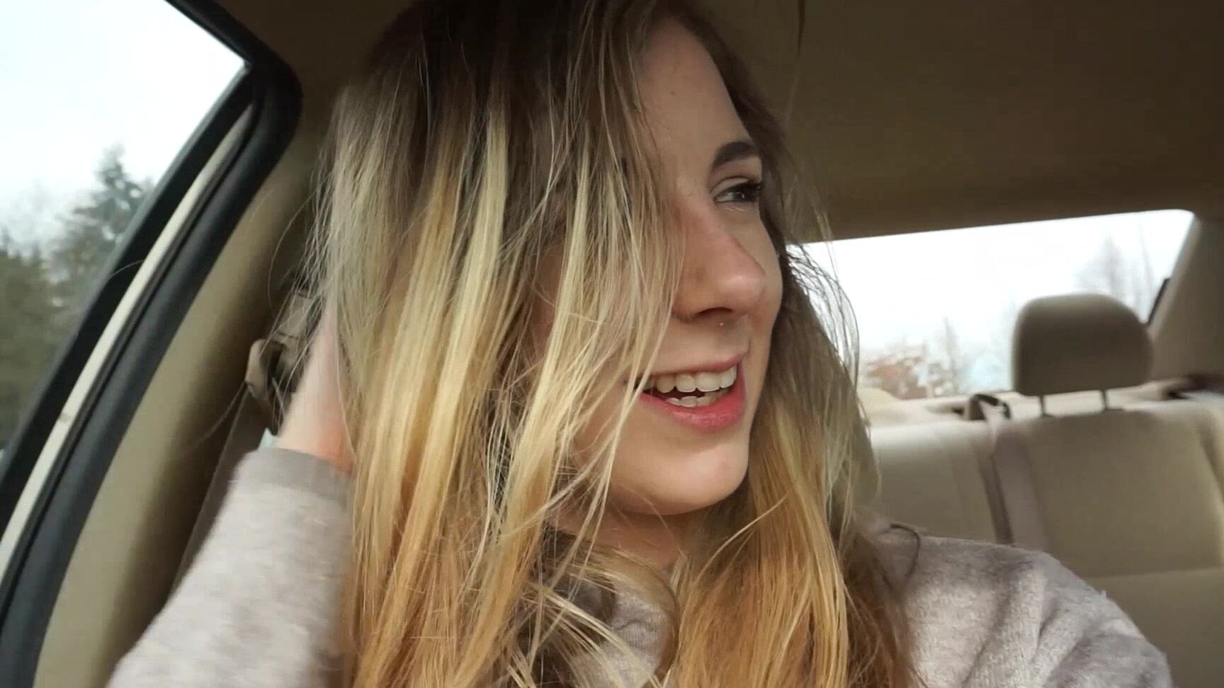 18 & 19 Yrs Old, Car Sex, Creampie, Public Blowjob, Public Nudity nicole0loves public car fuck got caught ManyVids