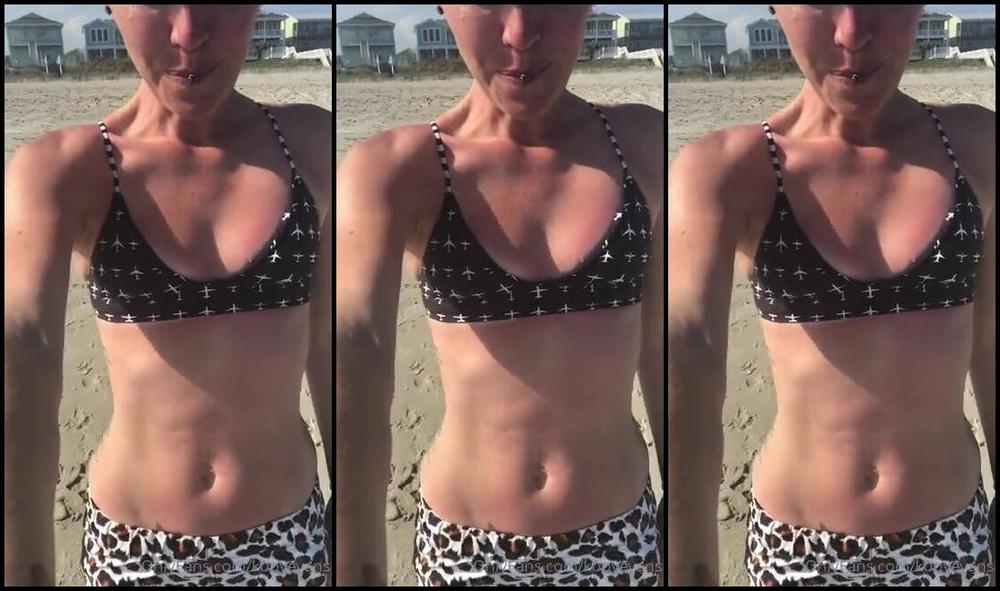 Kodyevans Onlyfans It Was A Very Windy Day At The Beach But That Didn T Stop Me From Filming A Belly Video Hope You