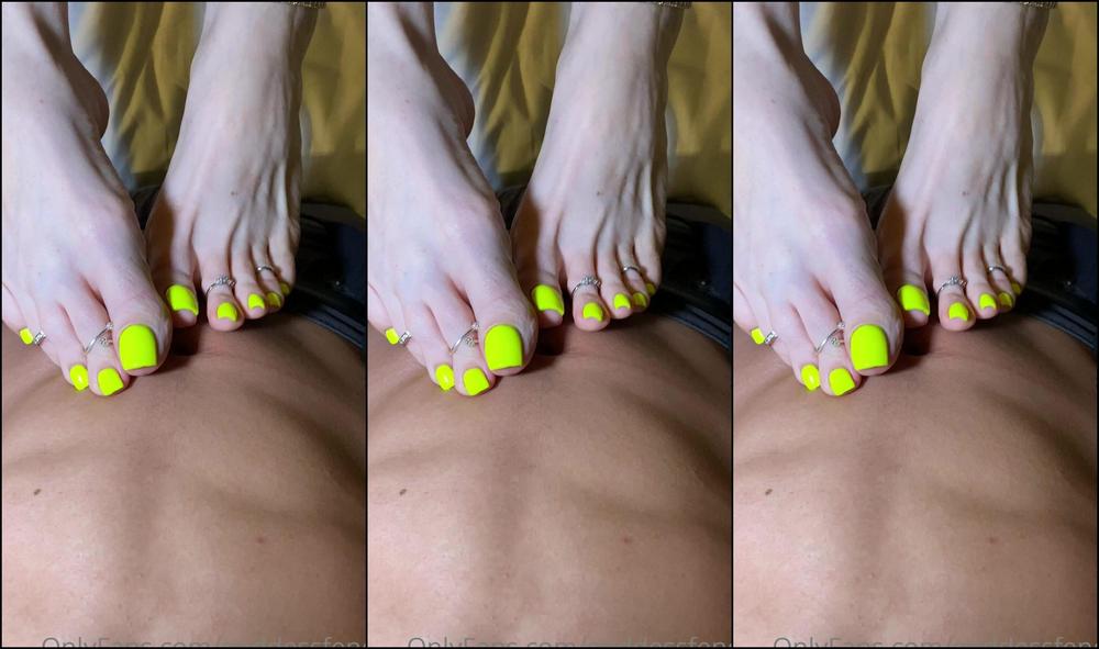 Goddessfendi 2945817638 07 17 2023 Could You Resist This Sexy Neon Pedi Tease He Was Getting Very Excited