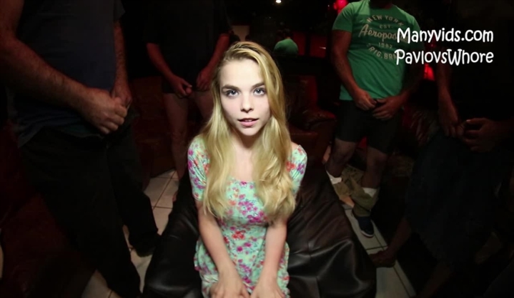 Swallow, Blowjob, Deepthroat, Bukkake, Facial, Blowbang Cloe Palmer - 7 Man Gangbang and Bukkake at Theater SiteRip