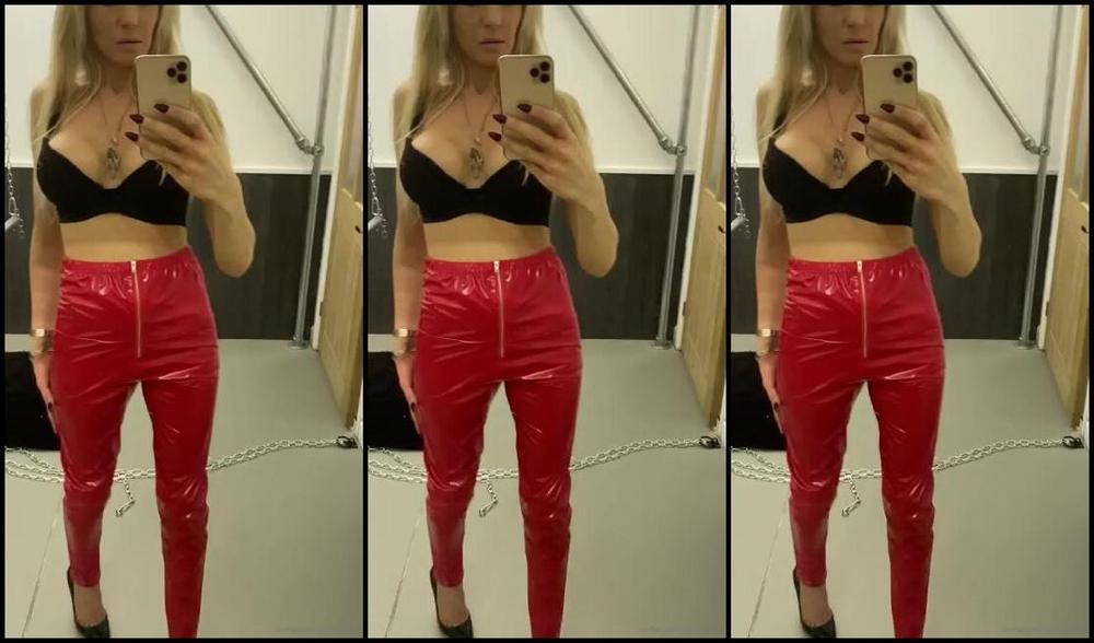 Ladydarkangeluk Onlyfans Who Loves Pvc Unfortunately I Tried The Black Ones On And They Were Way Too Big So Red It