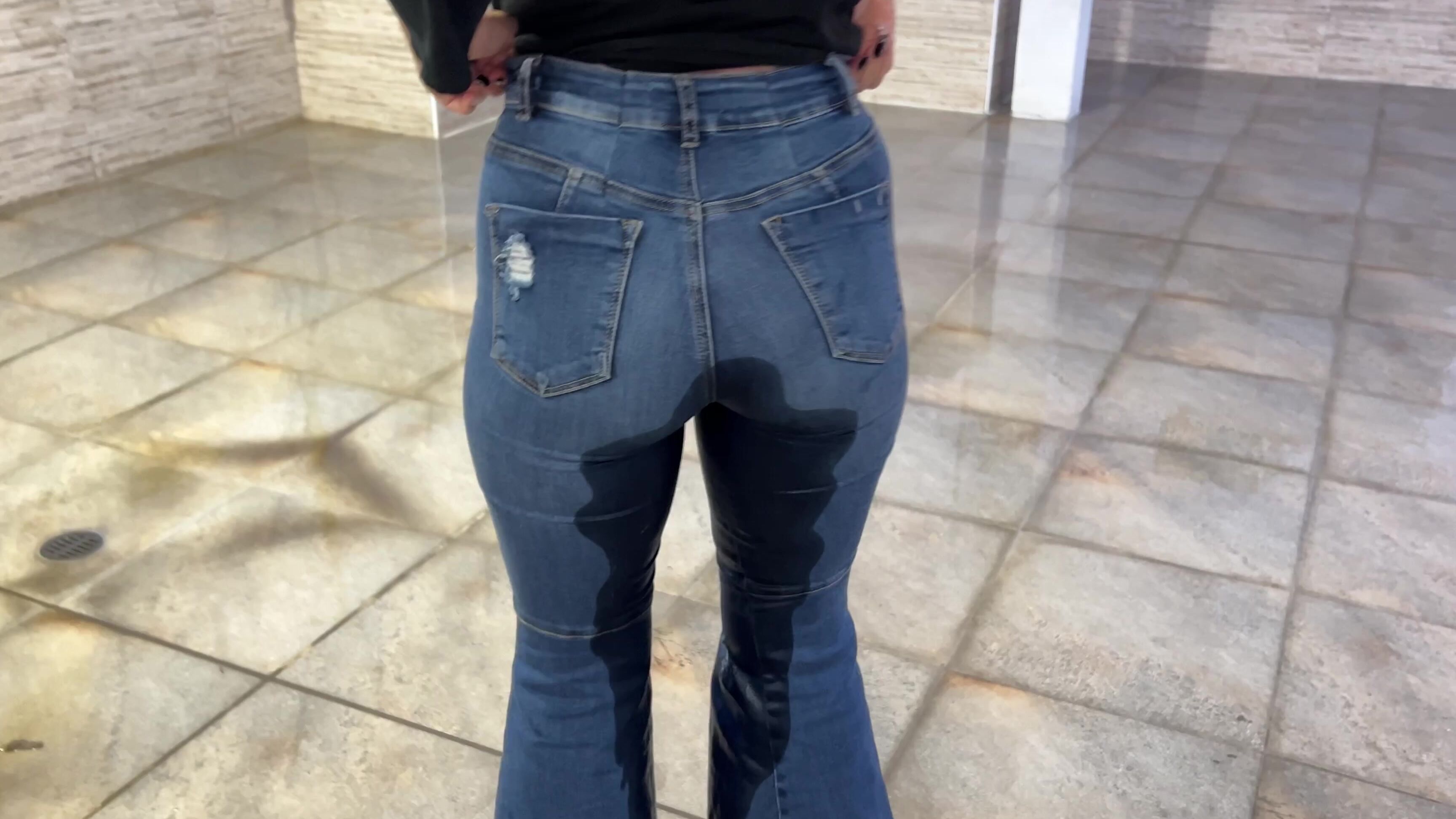 Katty Blake Dirty Wet Jeans With Pee