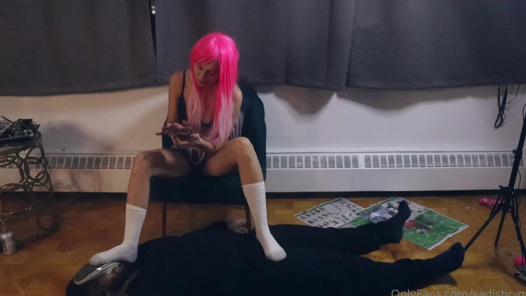 Sadistic Queen Filthy Shoe Taped To Your Face Hd P My