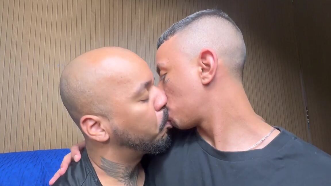 rj male videos interviewing and kissing a compulsive kissing fetishist by jamal sangent and cassius kent clip full Clips4Sale