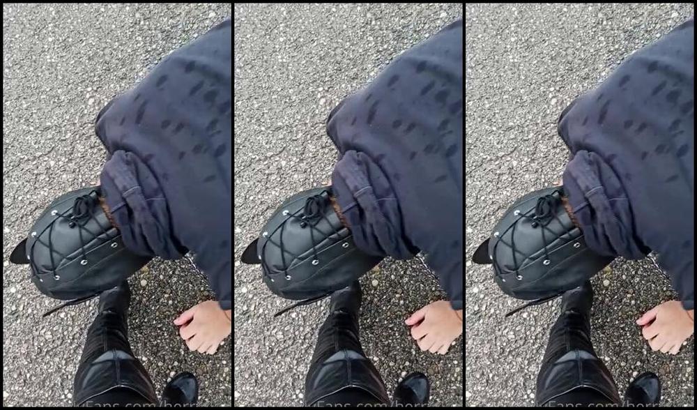 Herrinlady Onlyfans Mein Sklave Darf Mir Wie Ein Trottel Hinterher Laufen Und Mir Den Regenschirm Halten Und Darf Sichp