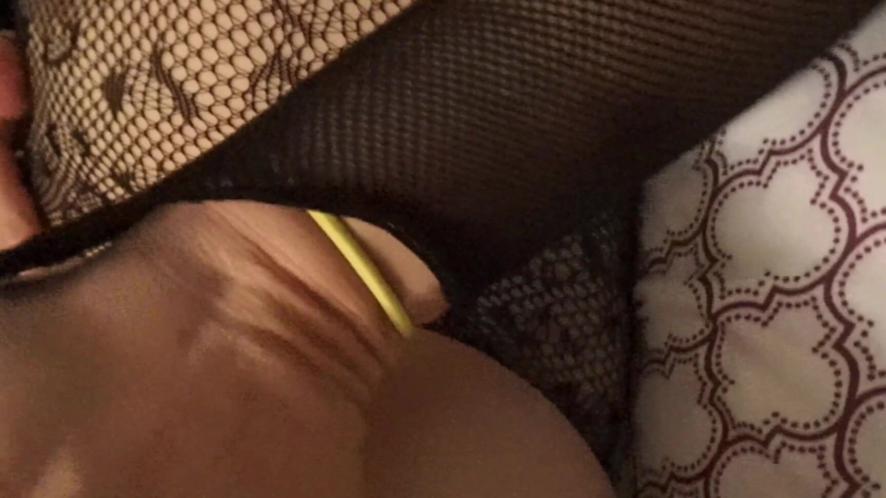 Amateur, Fishnets, Hot Wives, Lace/Lingerie, Solo Female vickiveronaxxx fishnet fantasy raw cut version ManyVids