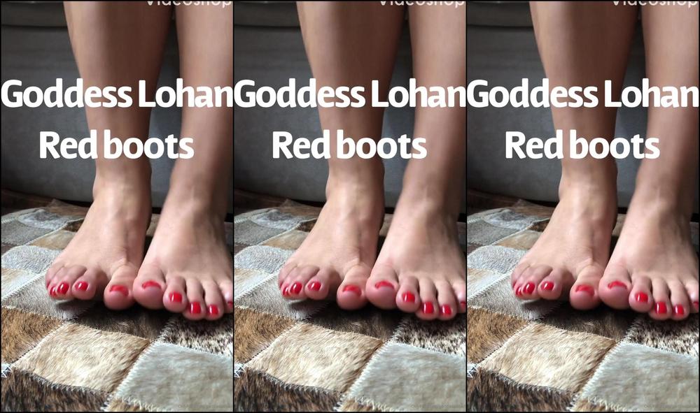 Goddesslohan 196829787 03 27 2020 Red Boot