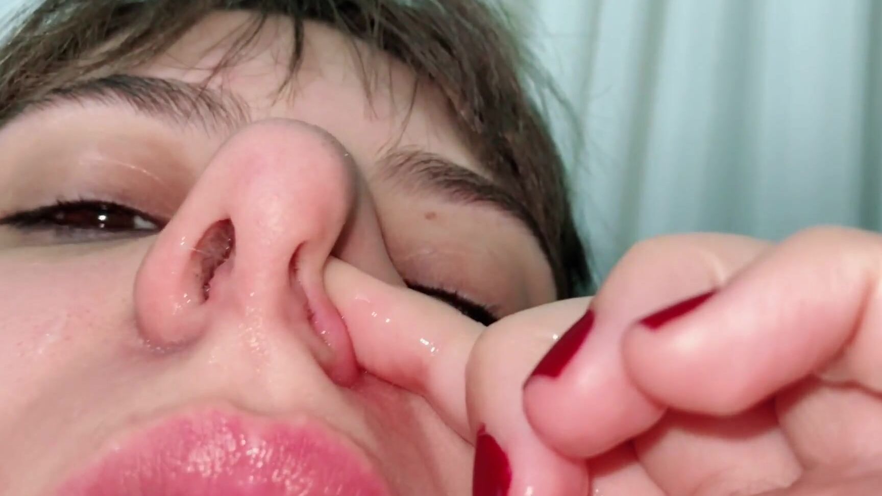 Asshole Fetish, Extreme Close-ups, Nose Blowing, Nose Pinching, Wet & Messy snot-and-nose-fetish-play ManyVids